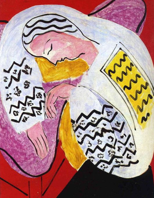 피카소의 그림에 응답하듯 마티스가 새롭게 그려낸 ‘꿈’(1940). /개인 소장