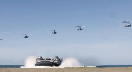 미 해병대 제22 원정군(SOC)이 이달 초 카리브해에서 상륙작전 훈련을 실시하고 있다./미 남부사령부 페이스북