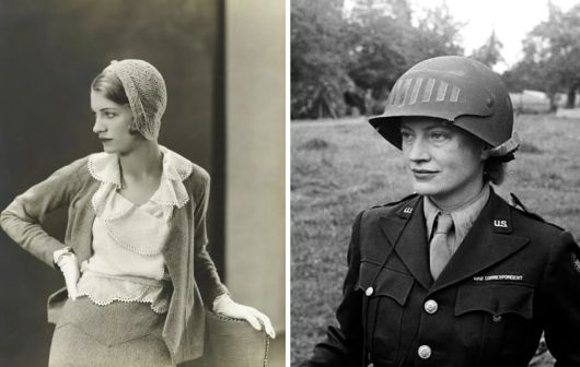 영화 '리 밀러: 카메라를 든 여자'의 주인공 리 밀러의 실제 모습입니다. 모델 시절(왼쪽)과 종군 사진기자 때인데, 분위기가 참 다르죠. 그만큼 격정적인 인생을 살았던 그녀의 이야기가 '리 밀러: 카메라를 든 여자'에 담겨있습니다.