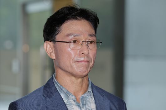 임성근 전 해병대 1사단장이 지난 8월 19일 포렌식 참관을 위해 서울 서초구 순직 해병 특검 사무실에 출석하고 있다. /뉴스1