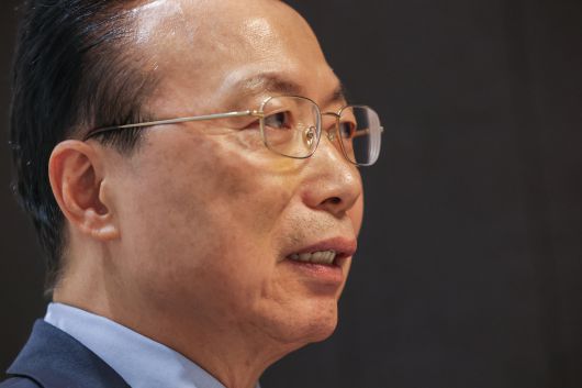 40년 공직을 통일부에서 헌신한 김천식 전 통일연구원장. 그는 행정고시에 최상위권으로 합격하고도 비인기 부서인 통일부에 자원했다.  /장련성 기자