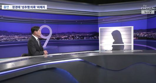 방송에 직접 출연한 고소인 A씨. /TV조선