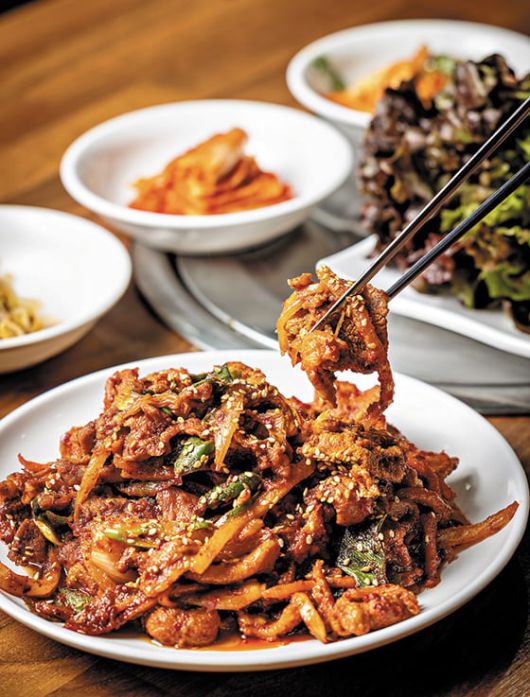 서울 은평구 ‘맛자랑식당’의 제육볶음. /이건송 영상미디어 기자