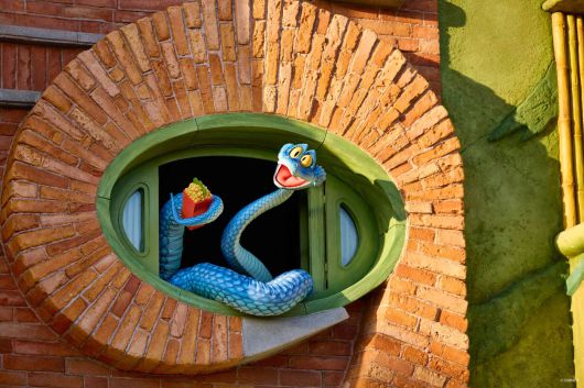 상하이 디즈니랜드 최신 테마구역 '주토피아'에 등장한 살모사 캐릭터 '게리'./Disney Parks Blog