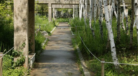 서울 영등포 선유도공원. 국내 최초의 재활용 생태공원으로 옛 정수장 시설을 활용했다. 폐허의 흔적 위에 녹색의 생명력이 더해졌다. /조경설계 서안