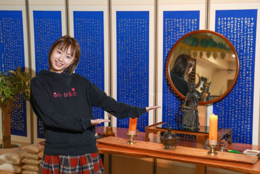 지난 10일 오전 서울 서대문구 홍대선원에서 만난 해탈컴퍼니 주여진 대표./장련성 기자