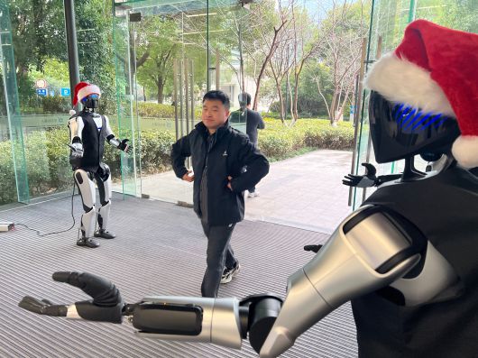 24일 크리스마스 이브에 방문한 상하이 애지봇 본사./상하이=이벌찬 특파원