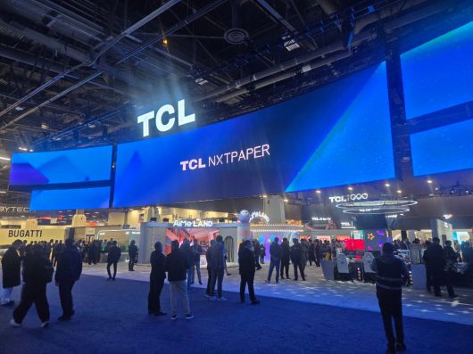 LVCC에 마련된 TCL 전시장./유지한 기자