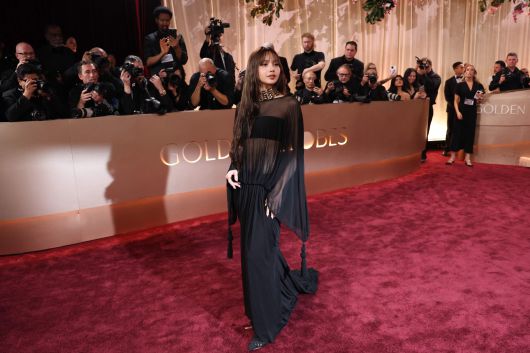 블랙핑크 리사가 11일(현지 시간) 미국 캘리포니아주 베벌리힐스의 베벌리 힐튼에서 열린 2026 제83회 골든글로브 시상식에 참석했다. /연합뉴스