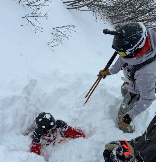 구조 직후 모습./마테오 질라 인스타그램