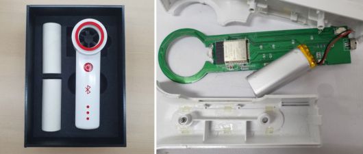 더 스피로킷 초기 시제품(왼쪽)과 테스트 중 고장 난 모습. /김병수 대표 제공