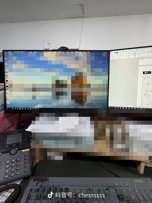 중국 소셜미디어 더우인에 올라온 해운대경찰서 사진./ 엑스