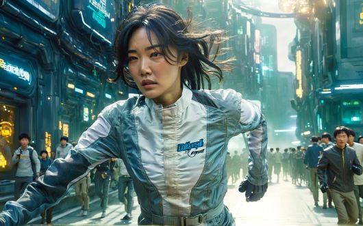 김아영, '딜리버리 댄서의 선: 인버스' 스틸 이미지.  2024. /국립아시아문화전당