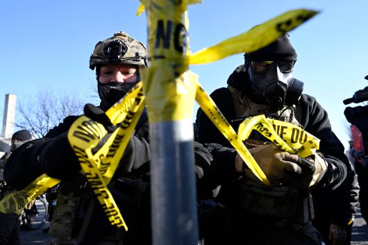 24일 미국 미네소타주 미니애폴리스에서 30대 남성이 연방 요원의 총격을 받고 사망했다./AFP 연합뉴스