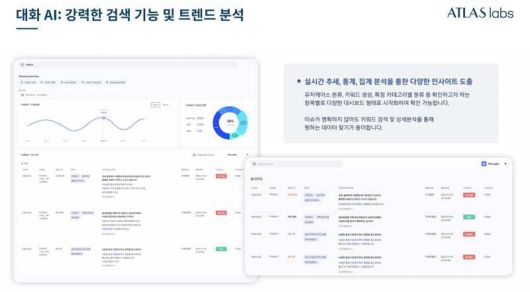 방대한 음성 자료를 바탕으로 다양한 데이터 분석이 가능