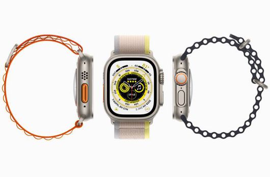 애플워치 울트라, 트레일 루프, 알파인 루프, 오션 밴드 세 밴드가 같이 출시된다. 출처=애플코리아