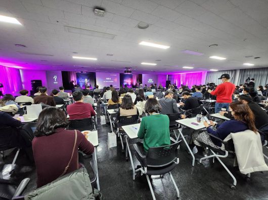 SBA 서울 오픈 이노베이션 성과 발표회 현장. 출처 = IT동아