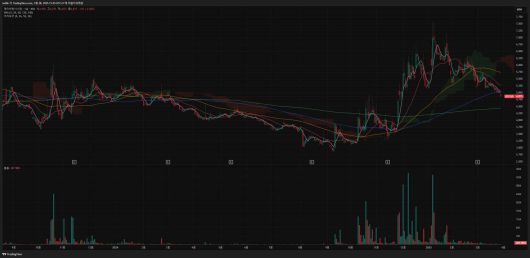 제이씨현시스템 (종목 코드 : 033320)의 주가 흐름을 보여주는 일봉 차트 / 출처=트레이딩뷰