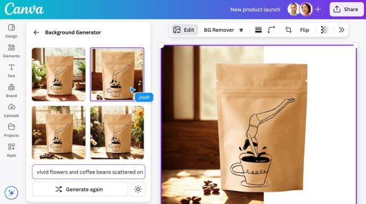 비주얼 스위트 2.0의 캔바 사진 편집기는 비교적 정밀한 사진 편집이 가능합니다 / 출처=IT동아