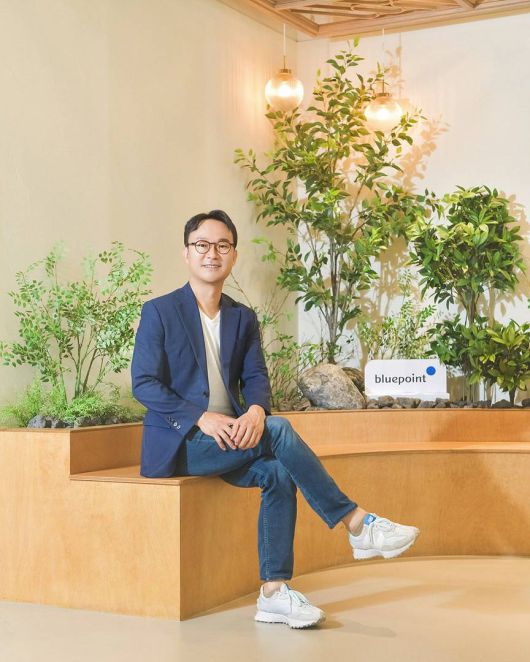 인구테크 활성화 계획을 말하는 이용관 블루포인트파트너스 대표 / 출처=블루포인트파트너스