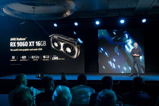 AMD 라데온 RX 9060 XT 16GB 모델, RX 9070 XT 아랫 등급이다 / 출처=IT동아