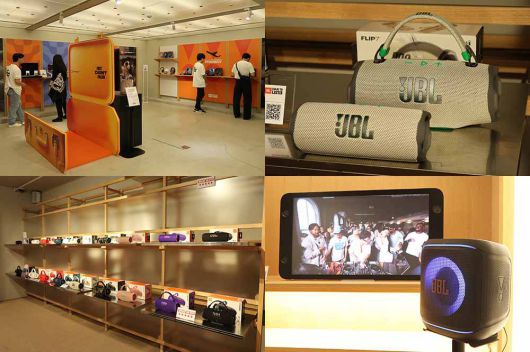 JBL 투어 원 M3 스마트 Tx & 포터블 팝업스토어 / 출처=IT동아