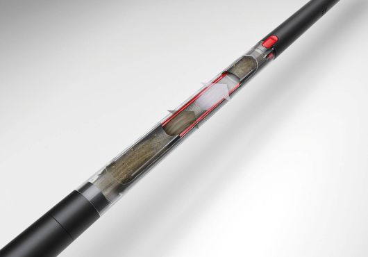 다이슨 펜슬백 플러피콘 청소기에 적용된 2단계 직선형 필터레이션 시스템 / 출처=다이슨