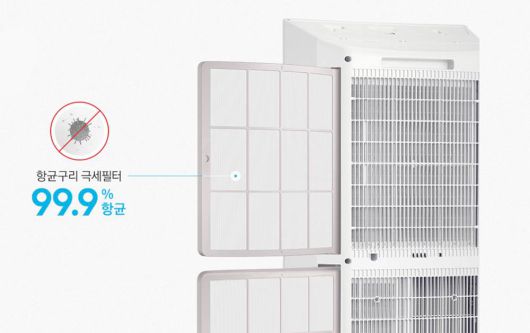 공기청정기 수준의 고성능 필터를 장착하는 에어컨도 있다. 다만 자주 청소하거나 교체해야할 수 있다 / 출처=삼성전자