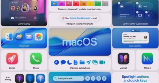 맥OS 26 타호 / 출처=애플