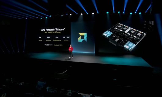 AMD는 2026년에 800G 전송이 가능한 네트워크 장비를 투입할 예정이다 / 출처=AMD