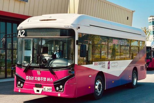 세종시가 운영 중인 BRT전용 자율주행 버스 / 출처=세종시