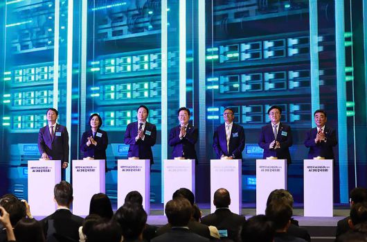 지난 20일 울산전시컨벤션센터에서 열린 ‘울산 AI 데이터센터 출범식’ / 출처=과학기술정보통신부