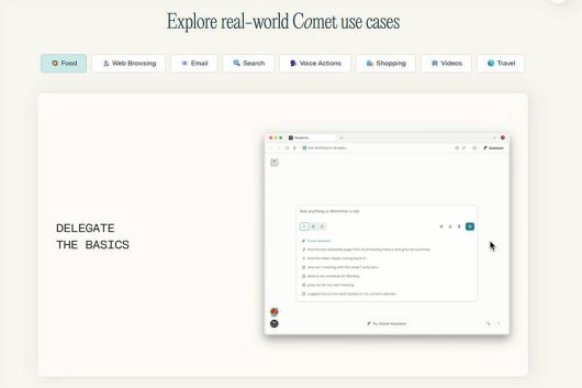 퍼플렉시티 코멧 브라우저는 현재 월 200달러(27만 5000원)의 유료 구독자에게만 제공되며, 무료 구독자는 등록 순서에 따라 순차적으로 제공된다 / 출처=퍼플렉시티