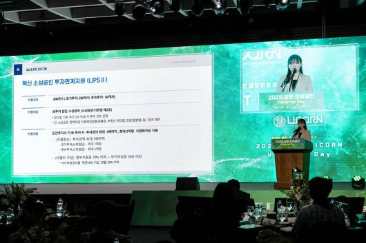 박진경 소상공인진흥공단 주임이 LIPS I 및 II의 차이점, 우리동네 크라우드펀딩 등에 대해 복합적으로 설명했다 / 출처=IT동아