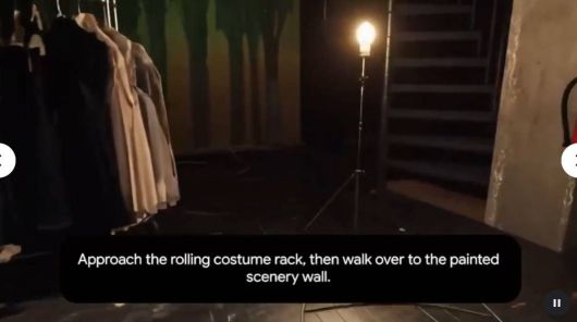 콘텐츠 실행 중에도 프롬프트로 변화를 줄 수 있다는 게 지니3의 특징이다 / 출처=구글