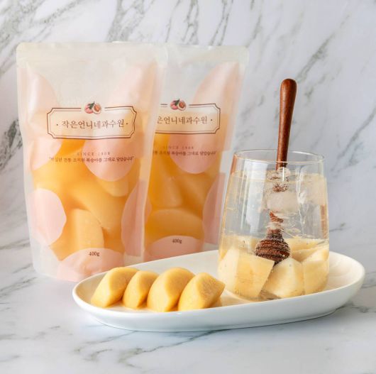 새뜸의 복숭아 팩조림 / 출처=새뜸