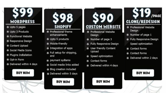 해커는 웹사이트 복제 서비스를 판매한다 / 출처=포티넷