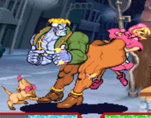 (정말로 엉덩이가 손 모양으로 상대방을 움켜쥐고 있다!)