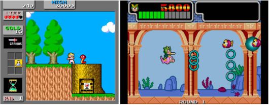 (압도적 인지도를 얻은 원더보이2에 비해 3는 슈팅 게임으로 전향하면서 2만큼의 인지도는 없었다)