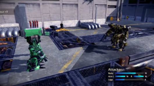 3D로 표현된 '프론트미션'의 메카닉들