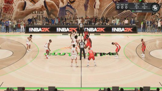 마이팀 모드 플레이 화면