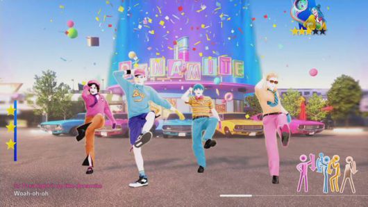 BTS 다이너마이트 플레이 화면