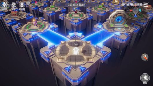 로그라이크 형식의 조각난 차원의 미궁