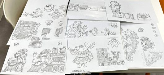 게임 내 다양한 삽화들