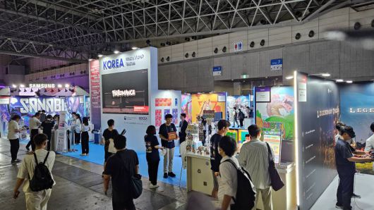 TGS 2023 한콘진의 코리아 파빌리온 부스