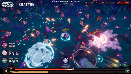 리더 스킬 덕분에 직접 조작의 비중이 높다