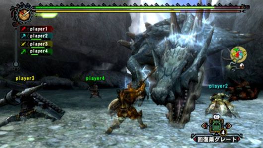 Wii로 발매된 몬스터헌터 트라이