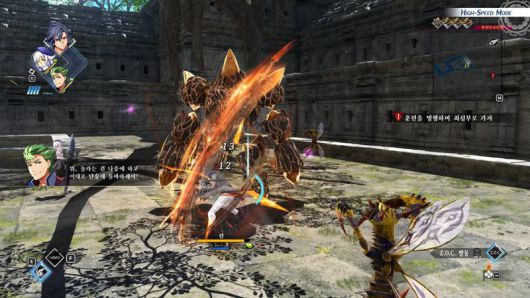 필드 전투 화면