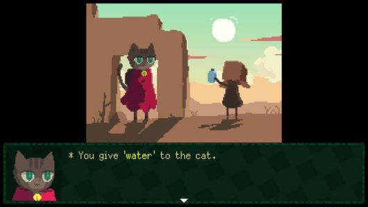 평화롭고 아늑한 분위기를 주는 그래픽