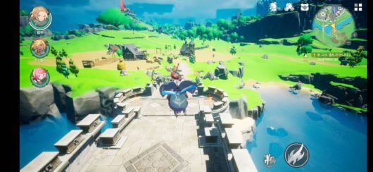 활강 중인 퍼밀리어, 모바일에서도 구동 된다.